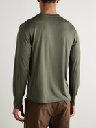 Portal - Lateral Peak Logo-Print Recycled-Jersey T-Shirt - Green