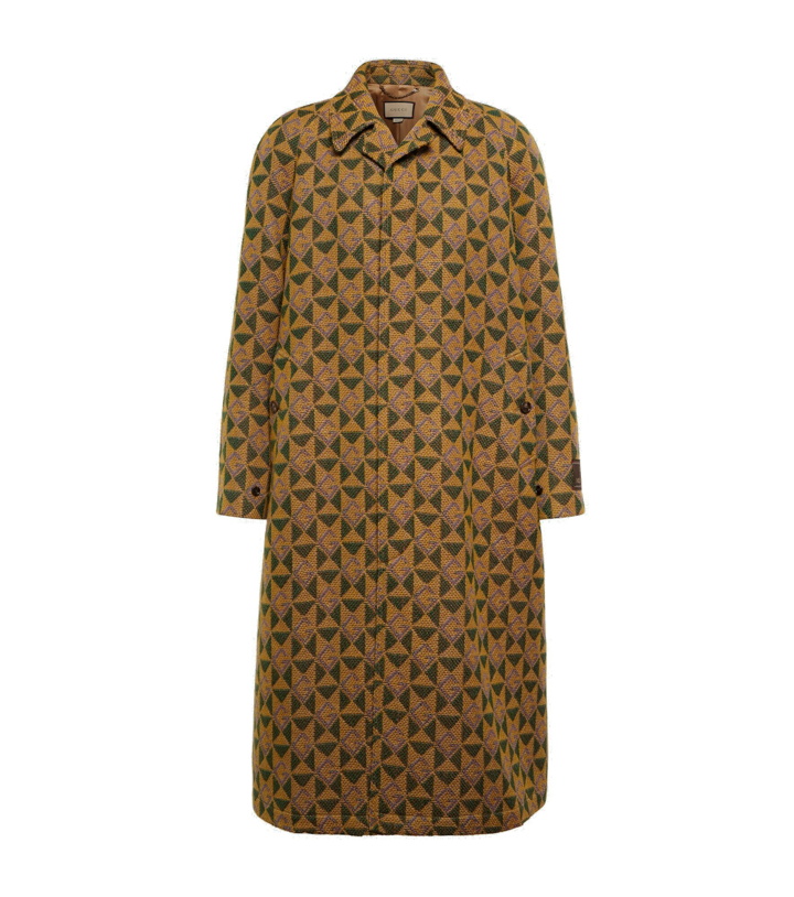 Photo: Gucci - G rhombi wool coat