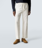 Brioni Linen and cotton straight pants