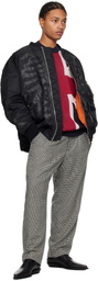 TAKAHIROMIYASHITA TheSoloist. Black Flight Bomber Jacket
