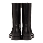 Dries Van Noten Black Half Boots