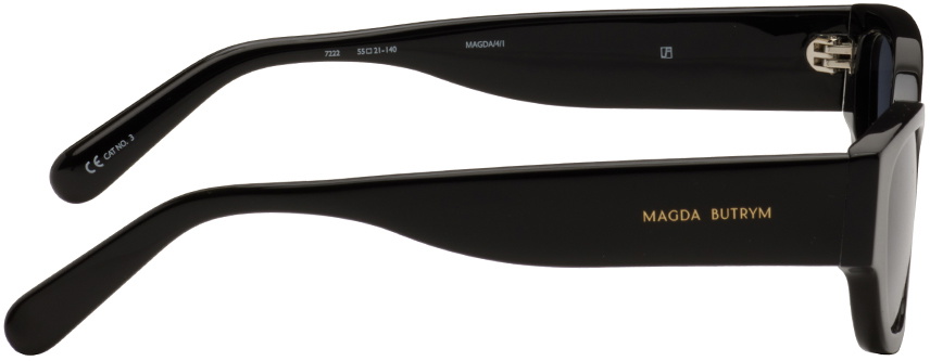 Magda Butrym Cat Eye Sunglasses in Black