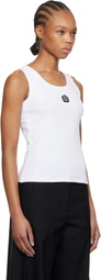 Kenzo White Kenzo Paris 'Boke Flower 2.0' Rib Tank Top
