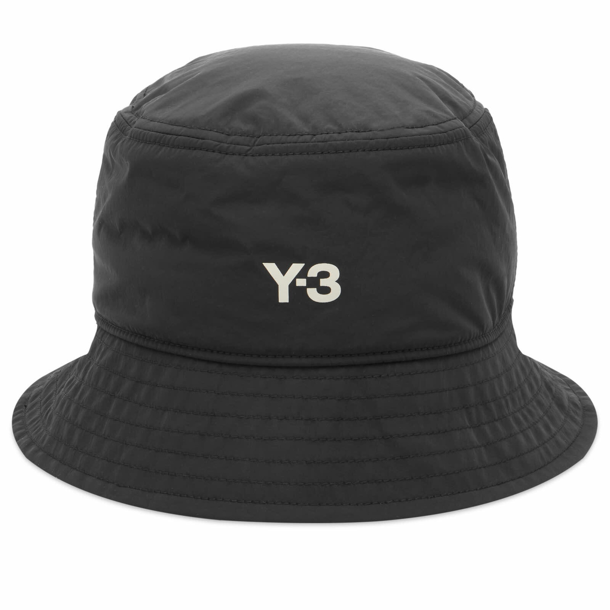 Y-3 Men's 3-Stripe Bucket Hat in Black Y-3