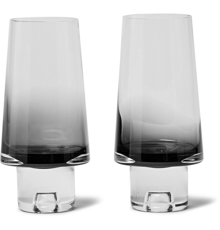 Photo: Tom Dixon - Tank Set of Two Dégradé High Ball Glasses - Men - Black