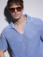 Orlebar Brown - The Davey Square-Frame Tortoiseshell Acetate Sunglasses