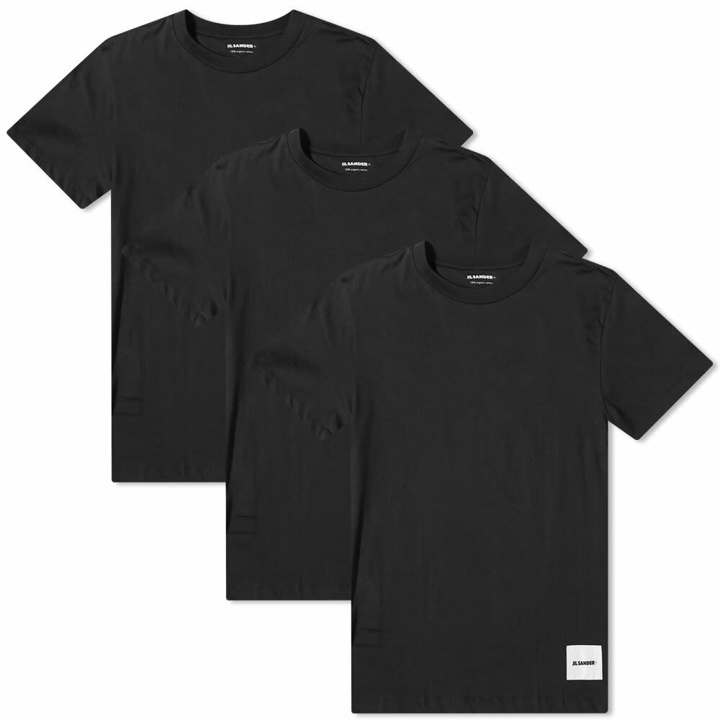 Photo: Jil Sander Men's 3 Pack T-Shirt in Black