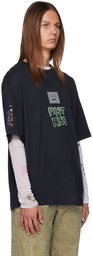 Acne Studios Black Scribbles T-Shirt