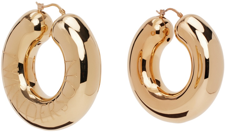 Photo: JW Anderson Silver Bumper Hoop Earrings