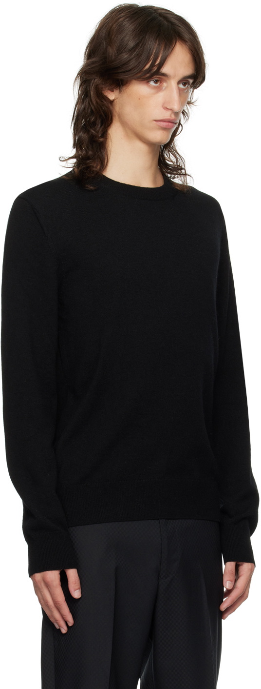 Comme des Garçons Homme Deux Black Wool Sweater