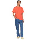 Noah NYC Orange Logo Pocket T-Shirt