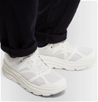 Hoka One One - Engineered Garments Bondi B Rubber-Trimmed Mesh Sneakers - White