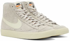 Nike Gray Mid '77 Premium Sneakers