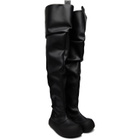 YUME YUME Black High Fisherman Tall Boots