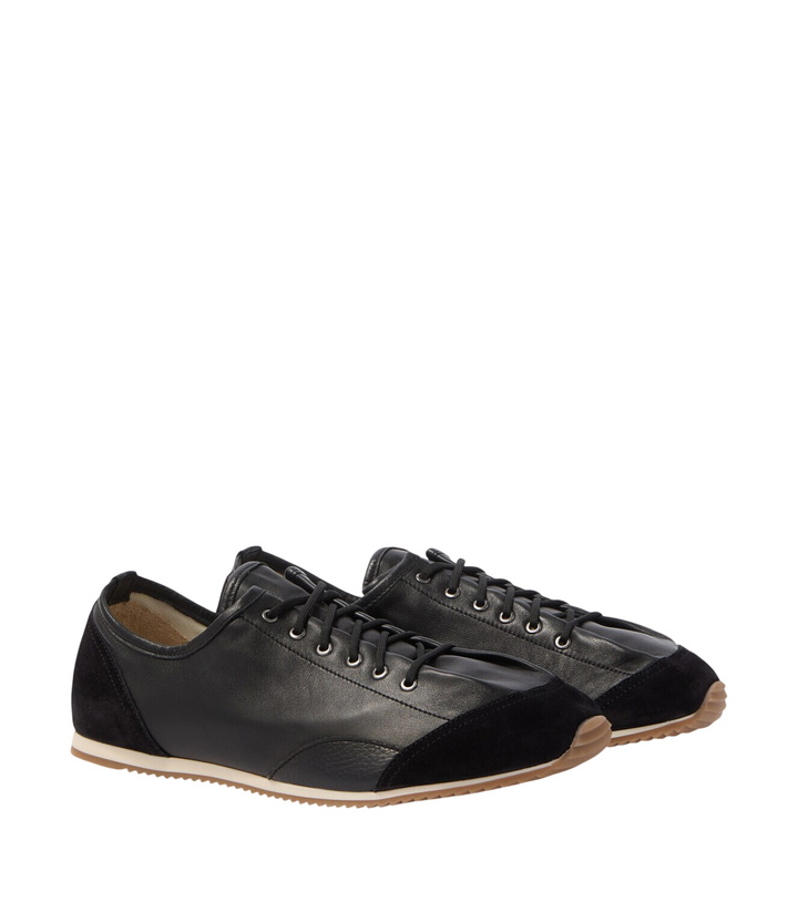 Photo: Lemaire Gummy Grips suede-trimmed leather sneakers