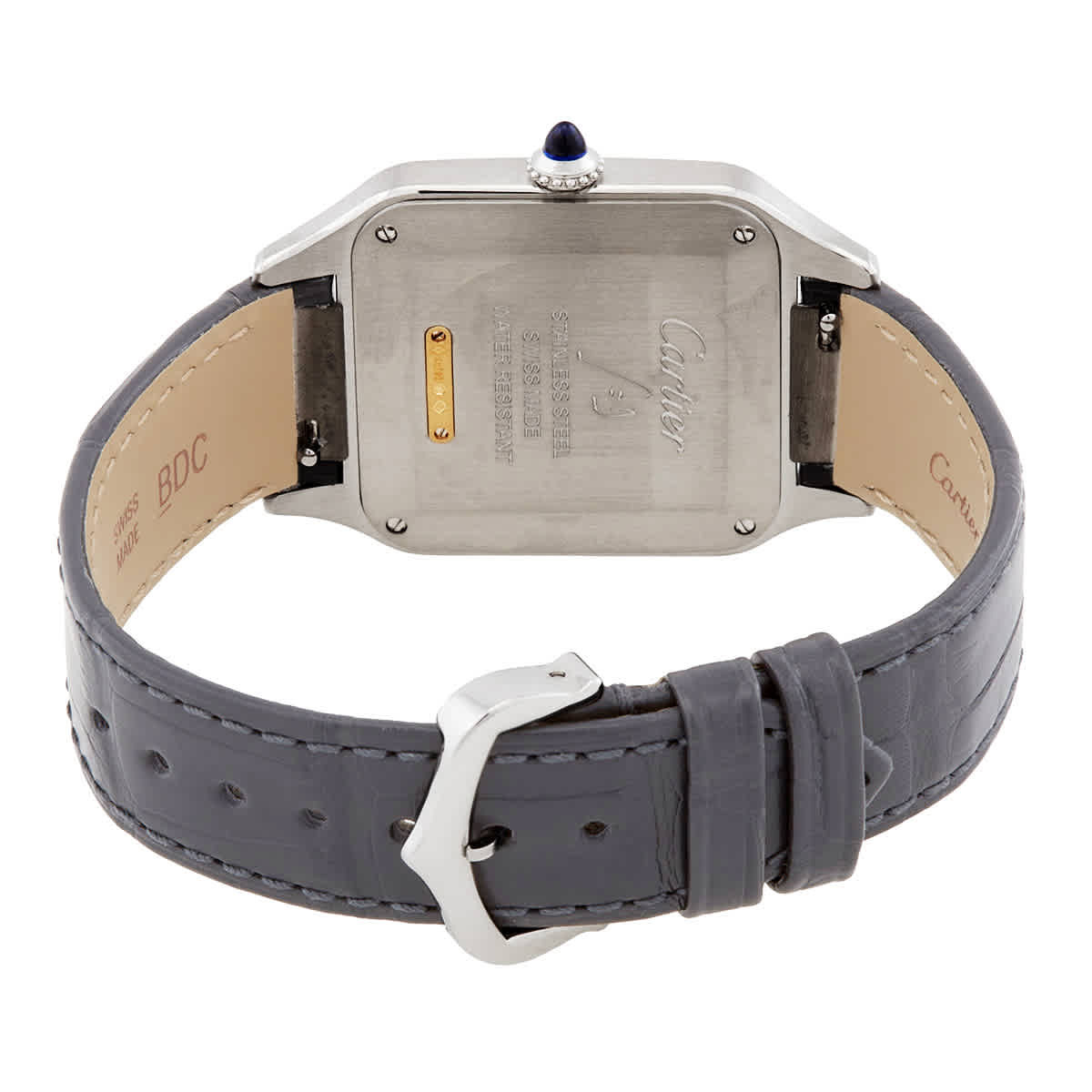 Cartier Santos-Dumont Quartz Gray Dial Unisex Watch W2SA0028