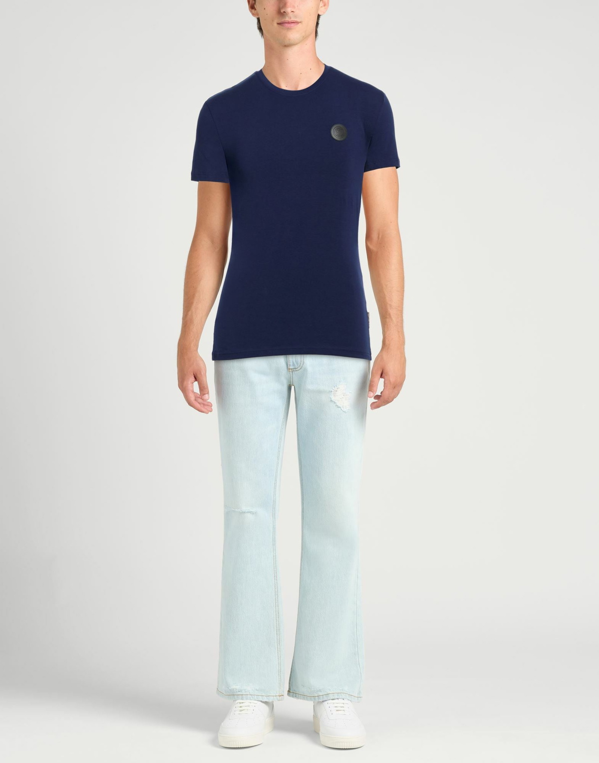 Just Cavalli Mens T-shirt in Blue