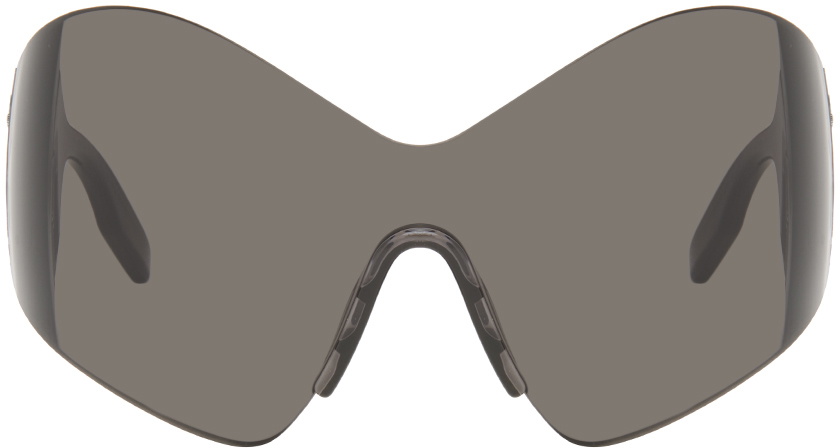 Balenciaga Gray Mask Butterfly Sunglasses Balenciaga