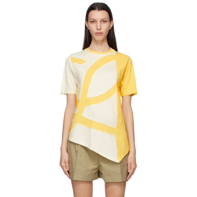 Loewe Yellow Oversized L Logo T-Shirt Loewe