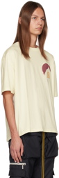 Rhude Off-White Printed T-Shirt