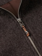 Small Talk - Brushed-Wool Jacket - Brown