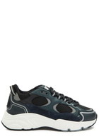 Cleens Pulse Runner Panelled Mesh Sneakers Navy