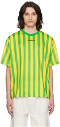 Awake NY Yellow & Green Print T-Shirt