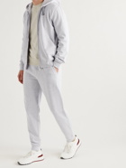 Brunello Cucinelli - Tapered Cotton-Jersey Sweatpants - Gray