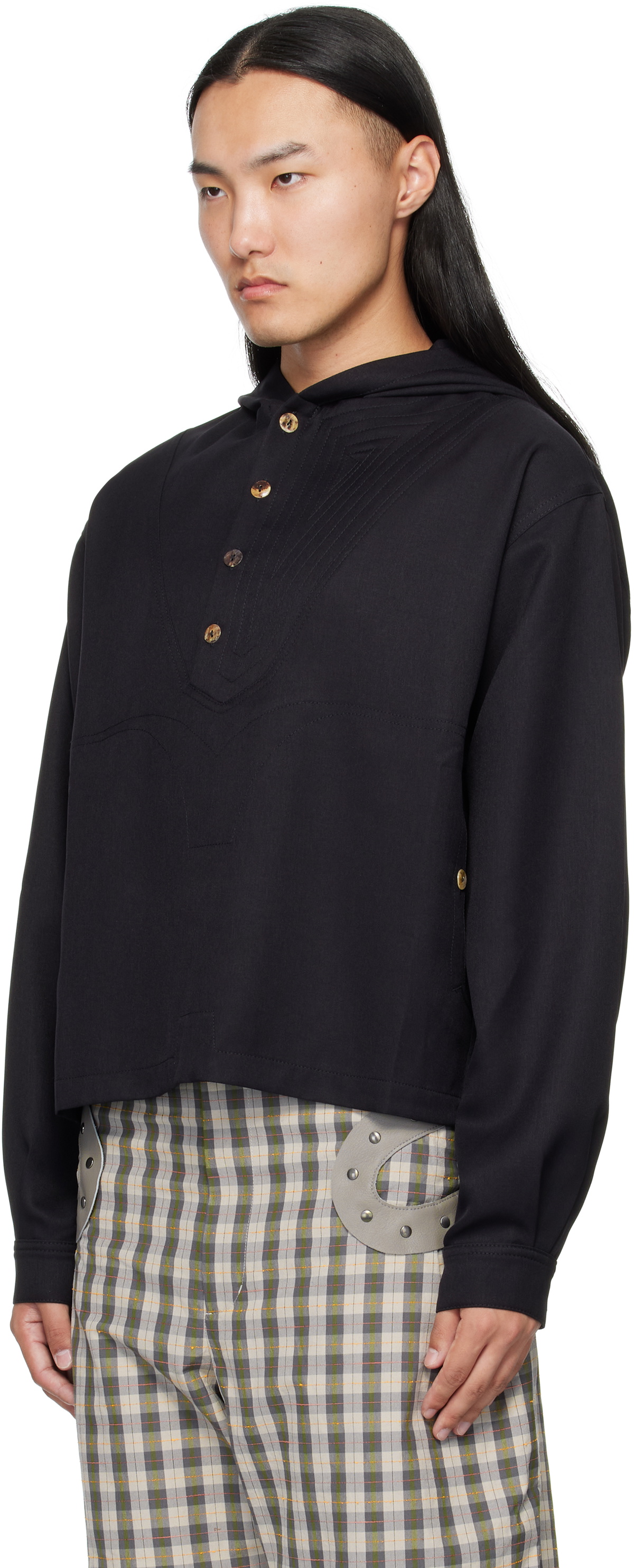 Kiko Kostadinov Black Slatina Hoodie