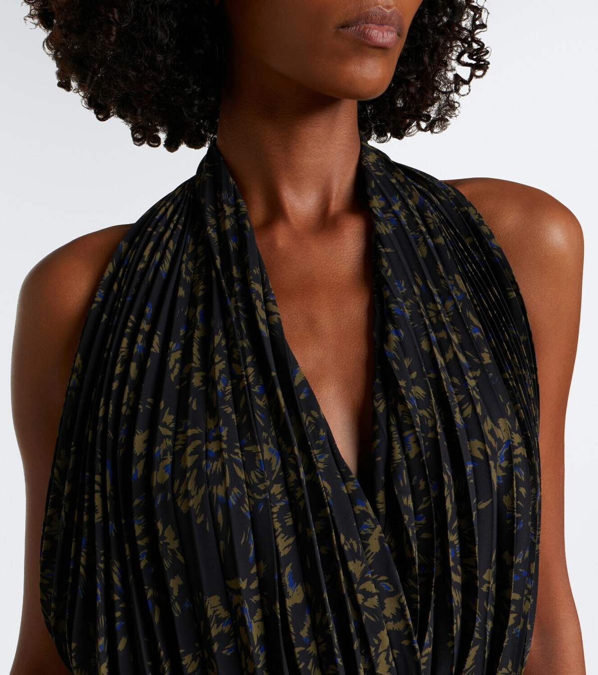 Proenza Schouler Paulina draped floral georgette midi dress