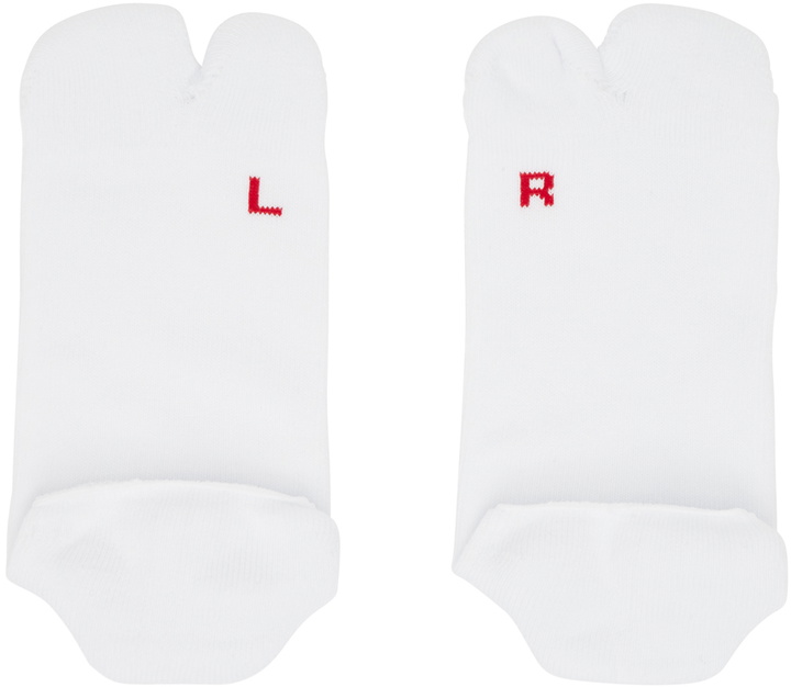 Photo: tao White Jacquard Socks