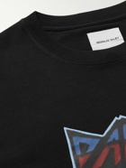 Nicholas Daley - Logo-Print Cotton-Jersey T-Shirt - Black