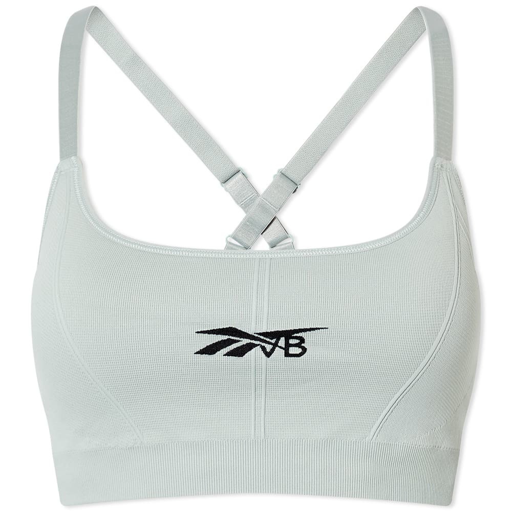 Logo sports bra in black - Reebok X Victoria Beckham