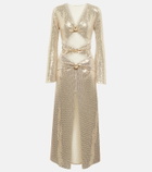 Dodo Bar Or Fergie cutout jersey maxi dress