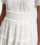 Dôen Leanne cotton poplin midi dress