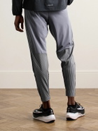 Nike Running - AeroSwift Slim-Fit Tapered Panelled Dri-FIT ADV Track Pants - Gray