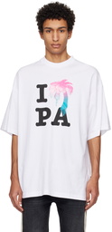 Palm Angels White 'I Love PA' T-Shirt