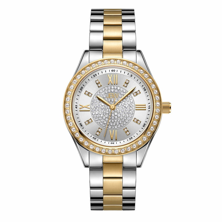 Photo: JBW Mondrian 34 Silver-tone Dial Ladies Watch J6388C