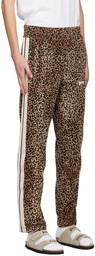 Palm Angels Brown Animalier Track Pants