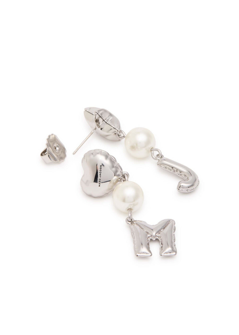 MARC JACOBS シルバー The MJ Balloon ピアス Marc Jacobs MJ Balloon Pearl Drop Earrings - Silver - One