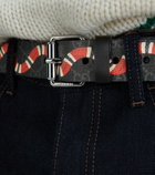 Gucci - GG belt with Kingsnake print