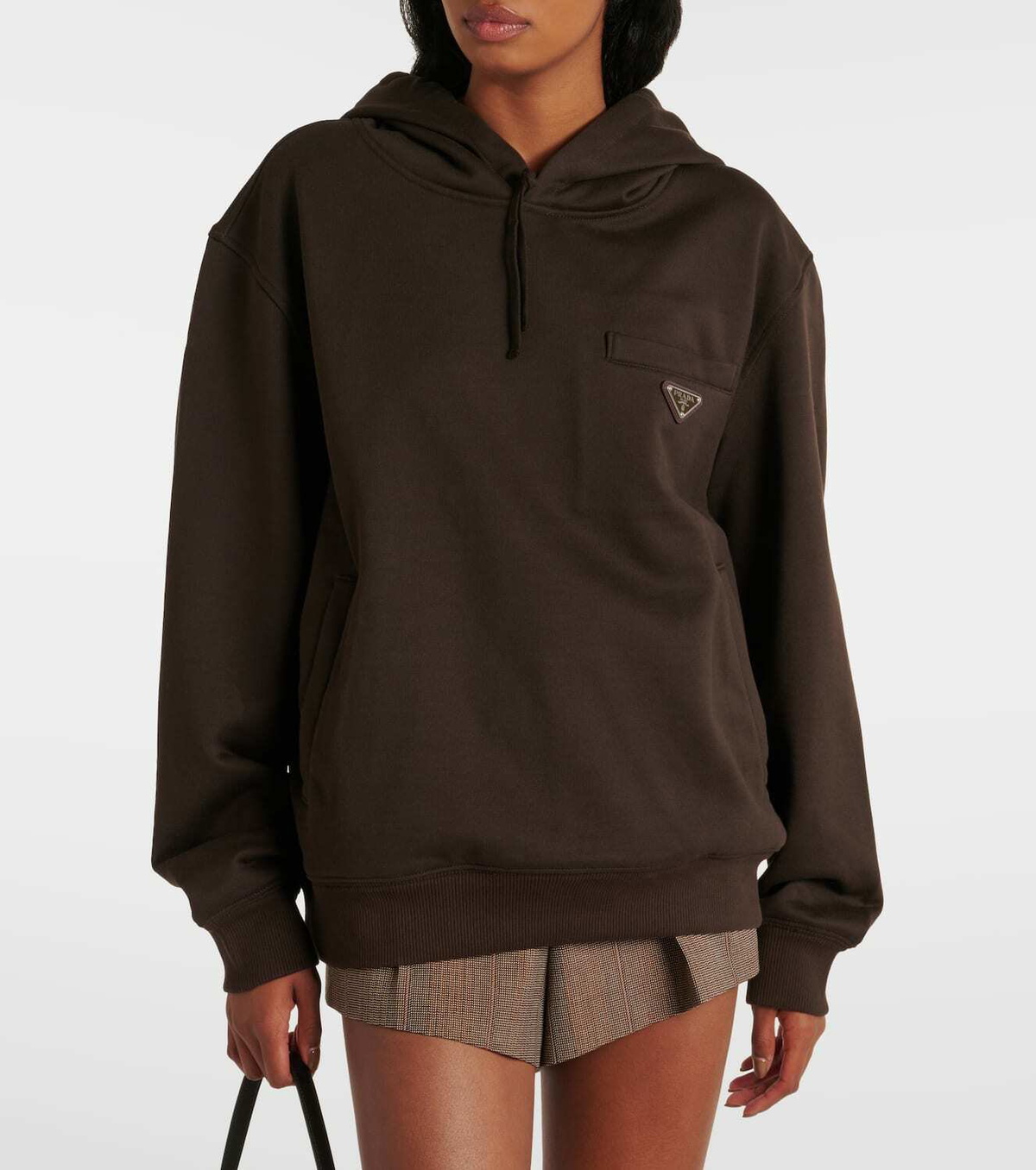 Prada Oversized cotton hoodie