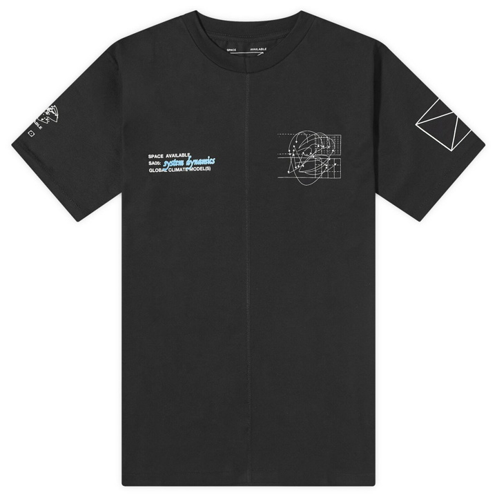 Photo: Space Available Men's System Dynamics T-shirt in Black
