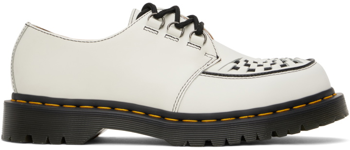Photo: Dr. Martens White Ramsey Smooth Leather Oxfords