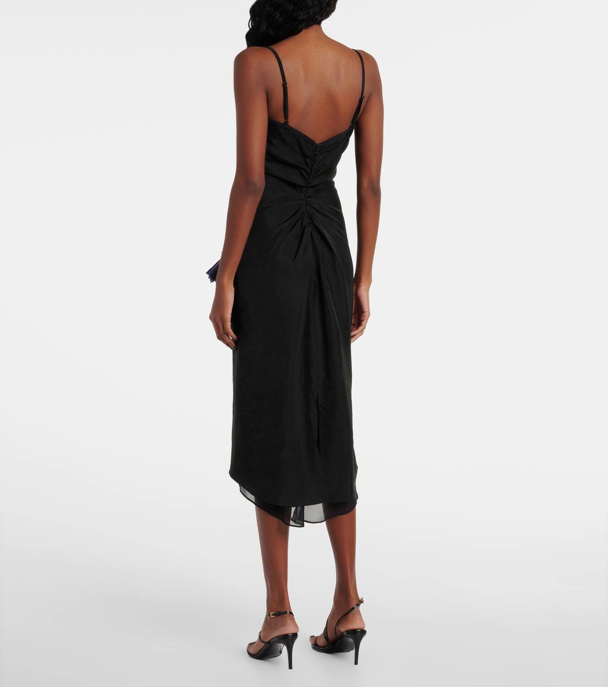 Jacques Wei Embroidered maxi dress