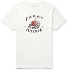 KAPITAL - Printed Cotton-Jersey T-Shirt - White