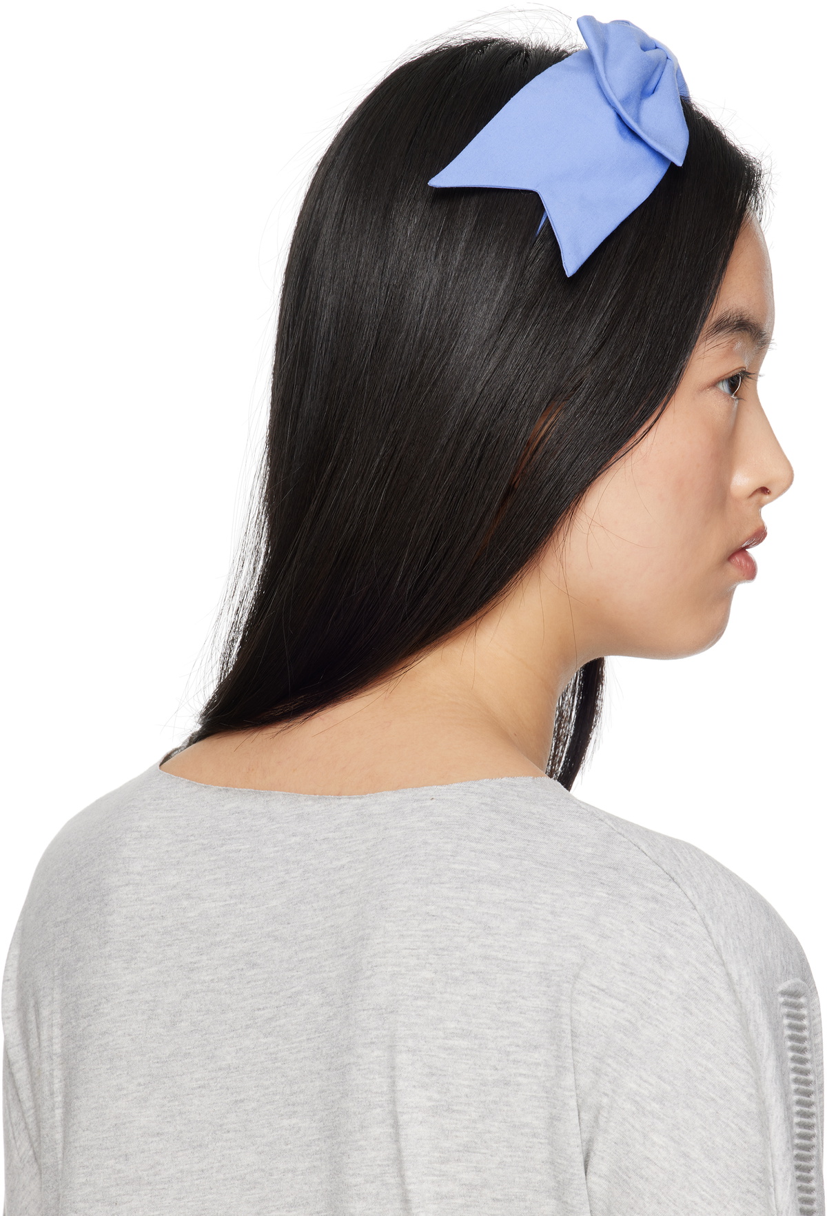 Ashley Williams Blue Bow Headband