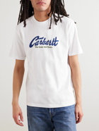 Carhartt WIP - Old Tunes Printed Cotton-Jersey T-Shirt - White