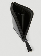 Zipped Wallet in Black