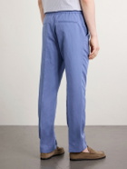 Paul Smith - Straight-Leg Cotton, Linen and Lyocell-Blend Trousers - Blue